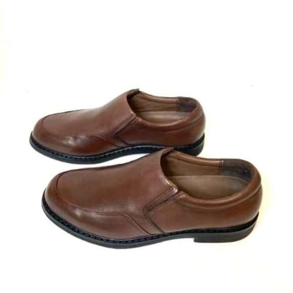 The Walking Company Men’s Loafer Farley Brown Size 45 (11.5-12 US) Leather - Picture 4 of 9